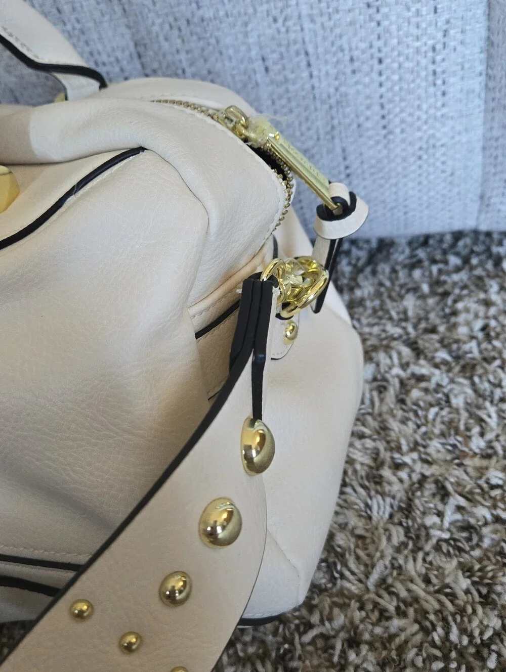 Steve Madden Bone Bkenzie  Satchel And Matching ID/Coin Purse